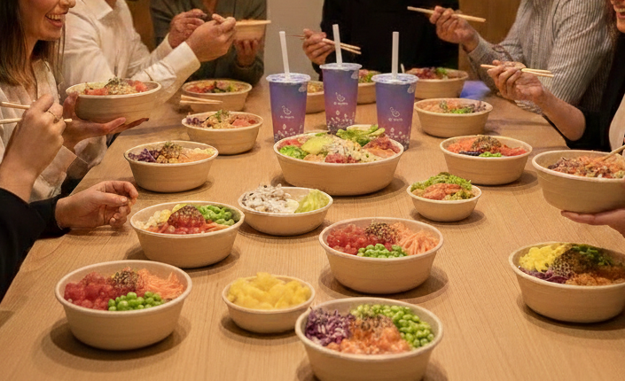 Traiteur Repas d'équipe Poke Bowl & Bubble tea POKE UP
