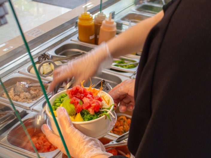 Comptoir poke bowl poke up