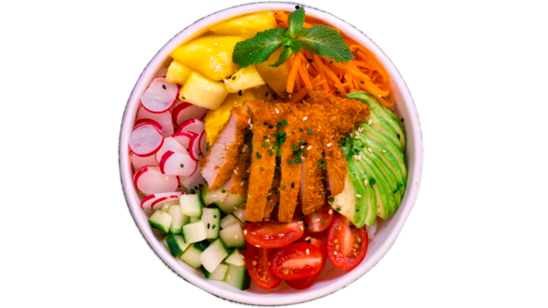 Poke bowl Chiki Katsu